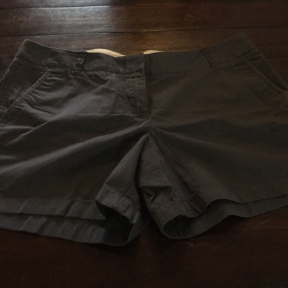 Blue broken in jcrew chinos shorts